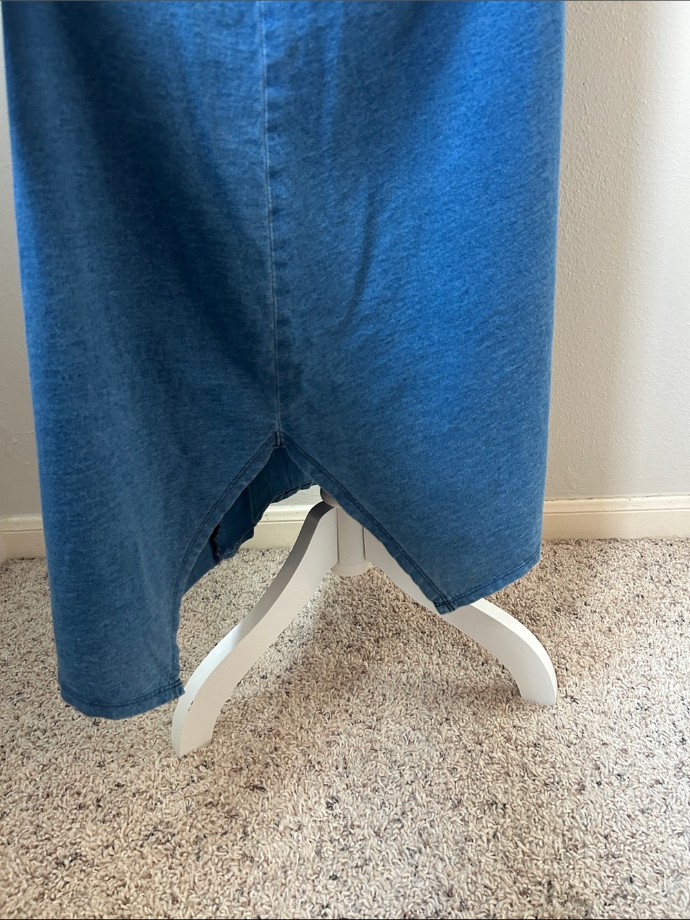 J. Jill Pure Jill Indigo Maxi Dress Chambray Blue - Picture 5 of 7